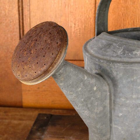 #55901 Antique Galvanized Metal Watering Can image 4