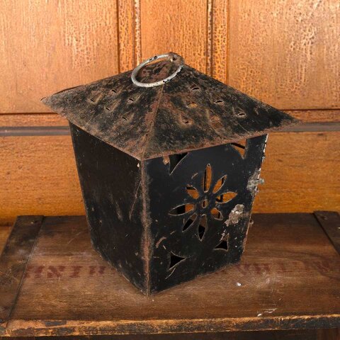 #55902 7x7x10 Metal Candle Holder Lantern image 5