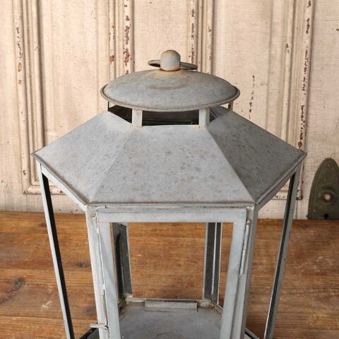 #55907 13x16 Modern Metal Garden Candle Lantern image 3