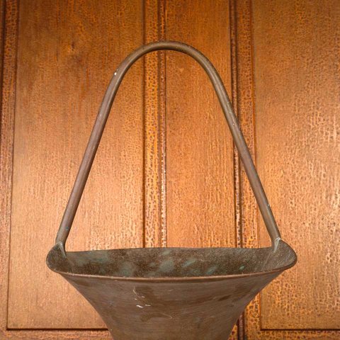 #55909 French Brass Flower Basket image 5