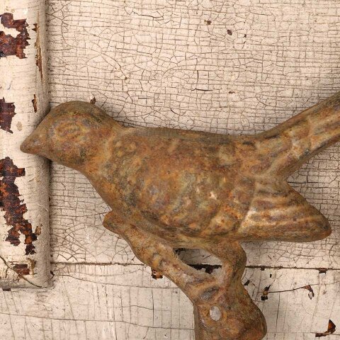 #55911 6x6 Cast Iron Metal Bird Hook Hardware image 3