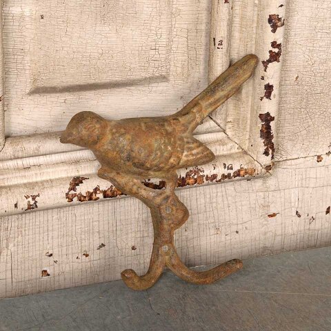 #55911 6x6 Cast Iron Metal Bird Hook Hardware image 6