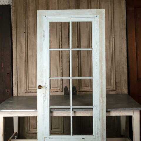#55937 32x80 Antique 8 Lite Wood Storm Door image 6