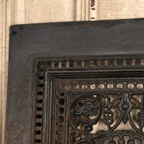 #55941 20x27 Antique Cast Iron Fireplace Summer Front image 2