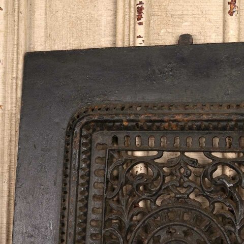 #55942 20x27 Antique Cast Iron Fireplace Summer Front image 2