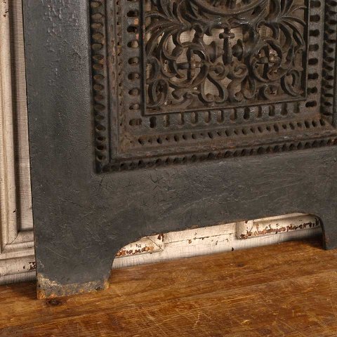 #55942 20x27 Antique Cast Iron Fireplace Summer Front image 4