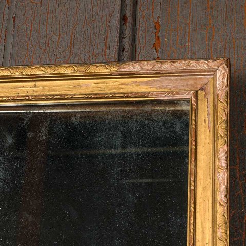 #55943 14x23 Antique Carved Wood Framed Mirror image 2
