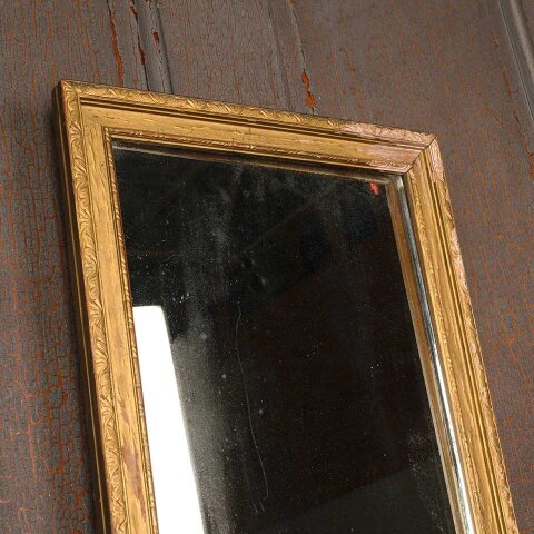 #55943 14x23 Antique Carved Wood Framed Mirror image 3