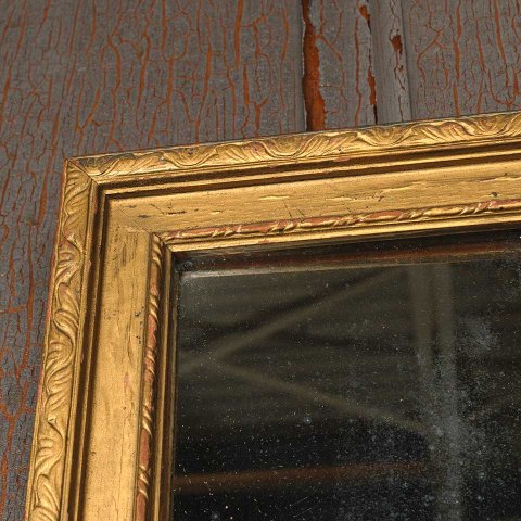 #55943 14x23 Antique Carved Wood Framed Mirror image 7