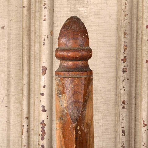 #55970 Antique Interior Corner Baseboard Trim Block image 2