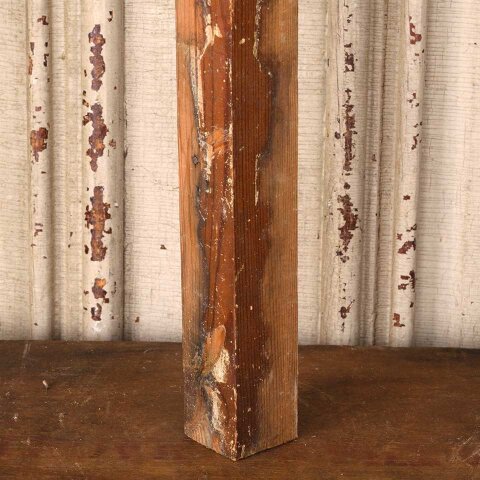 #55971 Antique Interior Corner Baseboard Trim Block image 2