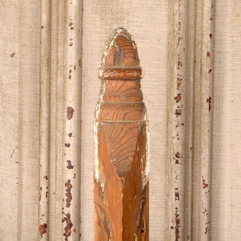 #55971 Antique Interior Corner Baseboard Trim Block image 6