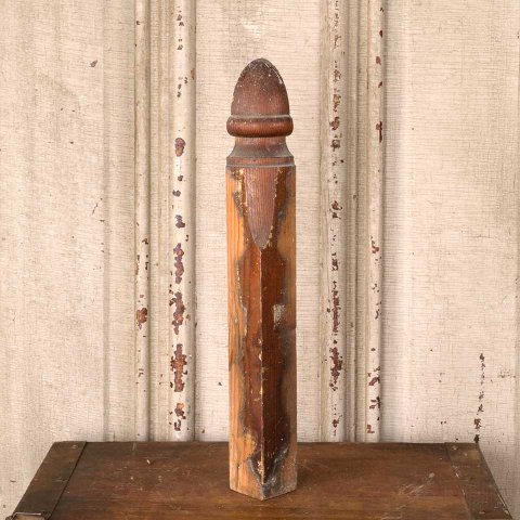 Antique Interior Corner Baseboard Trim Block