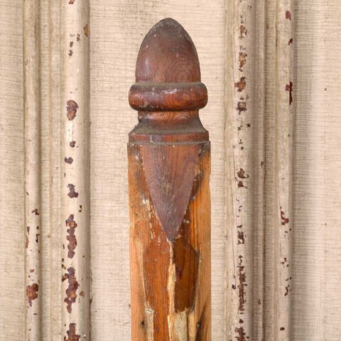#55973 Antique Interior Corner Baseboard Trim Block image 5