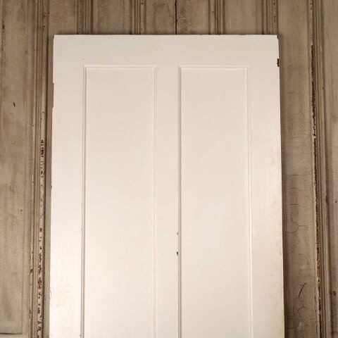 #55983 32x80 Antique 2 Panel Wood Interior Door image 2