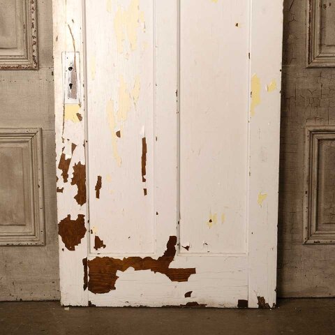 #55983 32x80 Antique 2 Panel Wood Interior Door image 6