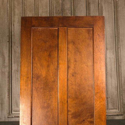 #55985 32x79 Antique 2 Panel Wood Interior Door image 2