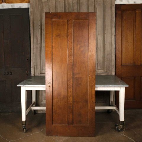 #55985 32x79 Antique 2 Panel Wood Interior Door image 5