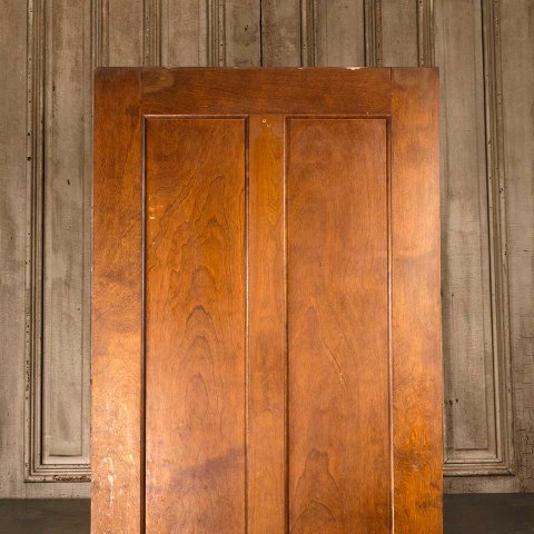 #55987 30x77 Antique 2 Panel Wood Interior Door image 2