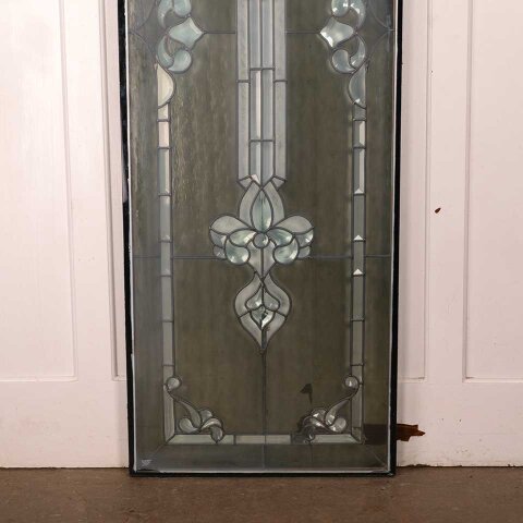 #55992 24x79 Vintage Leaded Glass Sidelite Window image 8
