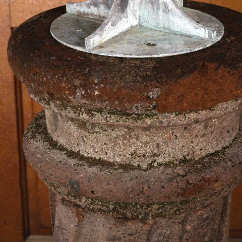 #56017 Metal Armillary Garden Ornament & Pedestal image 6