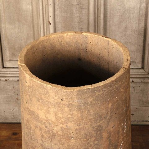 #56020 22" Salvaged Antique Terra Cotta Chimney Pot image 4
