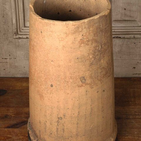 #56020 22" Salvaged Antique Terra Cotta Chimney Pot image 6