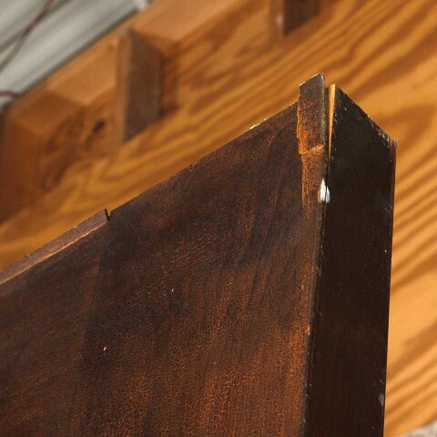 #56033 32x84 Antique 1 Panel Wood Interior Door image 3