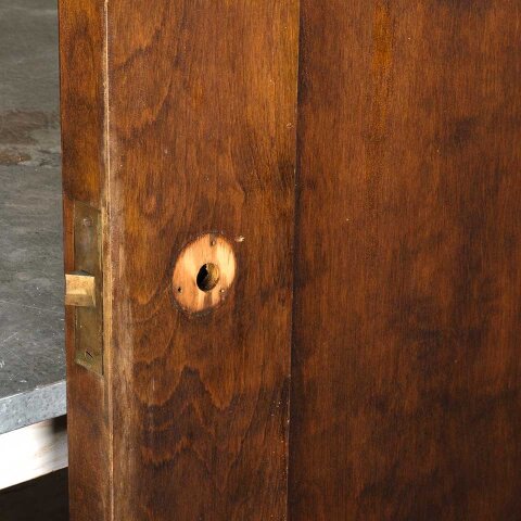 #56034 24x84 Antique 1 Panel Wood Interior Door image 8