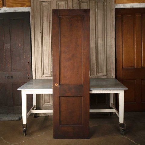 #56035 24x84 Antique 2 Panel Wood Interior Door image 4
