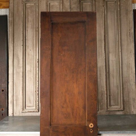 #56035 24x84 Antique 2 Panel Wood Interior Door image 2