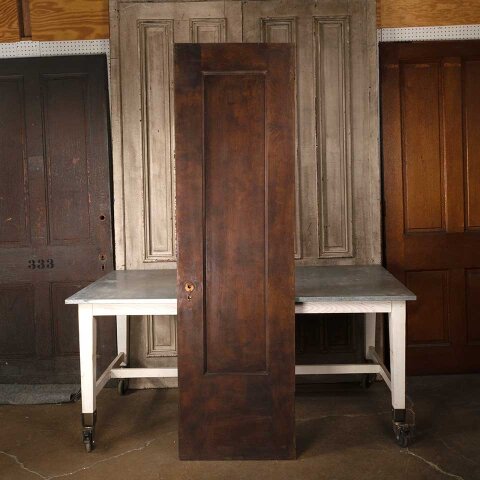 #56039 24x84 Antique 1 Panel Wood Interior Door image 4