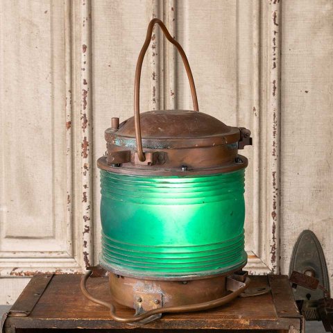 Antique Brass Nautical Lantern Light Fixture