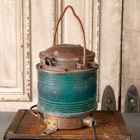 #56307 Antique Brass Nautical Lantern Light Fixture image 8