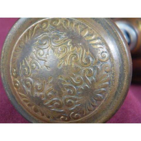 #8149 Pair of Reading Montello Pattern Doorknobs image 2