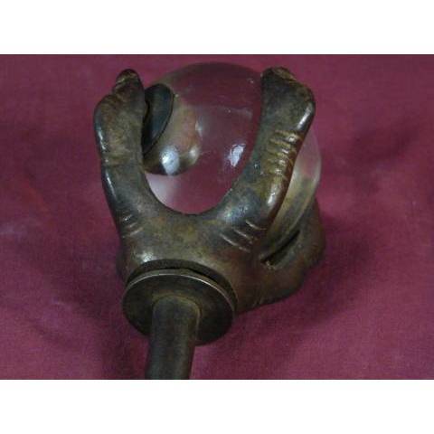 #8736 Metal Claw & Glass Ball Furniture Caster image 2